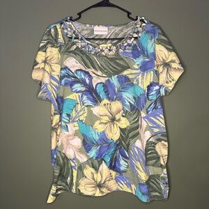 Alfred Dunner tropical top